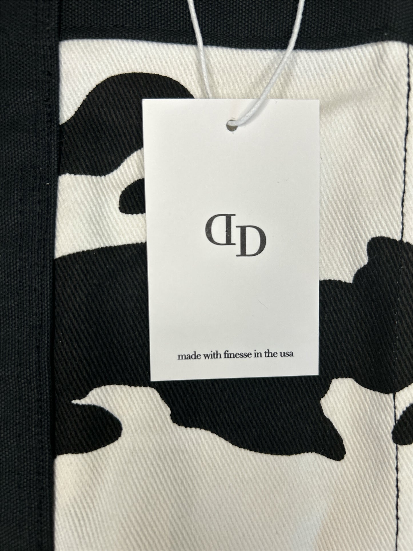Cow Print Deluxe Tote